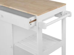 Carrinho De Cozinha Branco Trapani