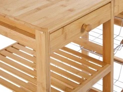 Carrinho De Cozinha Castanho Claro Morino