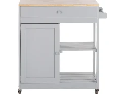 Carrinho De Cozinha Cinzento Claro Trapani