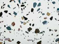 Carrinho De Cozinha Em Metal Dourado Com Efeito Marmorite Shafter