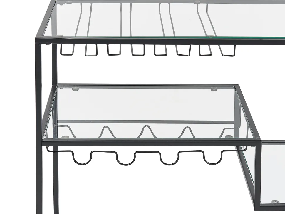 Carrinho De Cozinha Preto Marcola