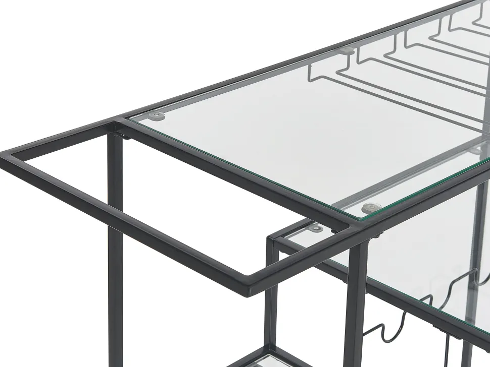 Carrinho De Cozinha Preto Marcola