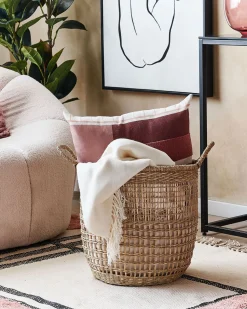 Cesta Em Fibra De Algas Com Cor Natural 39 Cm Albacore