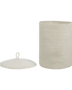 Cesto Em Algodao Branco Silopi