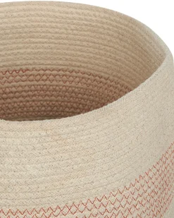 Cesto Em Algodao Creme Claro Silopi