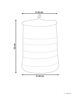 Cesto Em Algodao Creme Claro Silopi