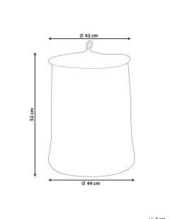 Cesto Em Algodao Preto Silopi