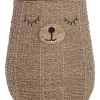 Cesto Em Forma De Urso Em Fibra De Algas Marinhas Em Cor Natural Fulan
