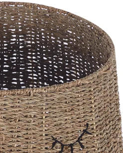 Cesto Em Forma De Urso Em Fibra De Algas Marinhas Em Cor Natural Fulan
