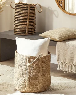 Cesto Em Juta Natural Creme Patiala