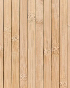 Cesto Em Madeira De Bambu Castanha Clara E Branca 60 Cm Matara