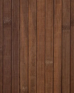 Cesto Em Madeira De Bambu Castanha Escura E Branca 60 Cm Matara