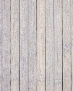 Cesto Em Madeira De Bambu Cinzenta Clara E Branca 60 Cm Matara