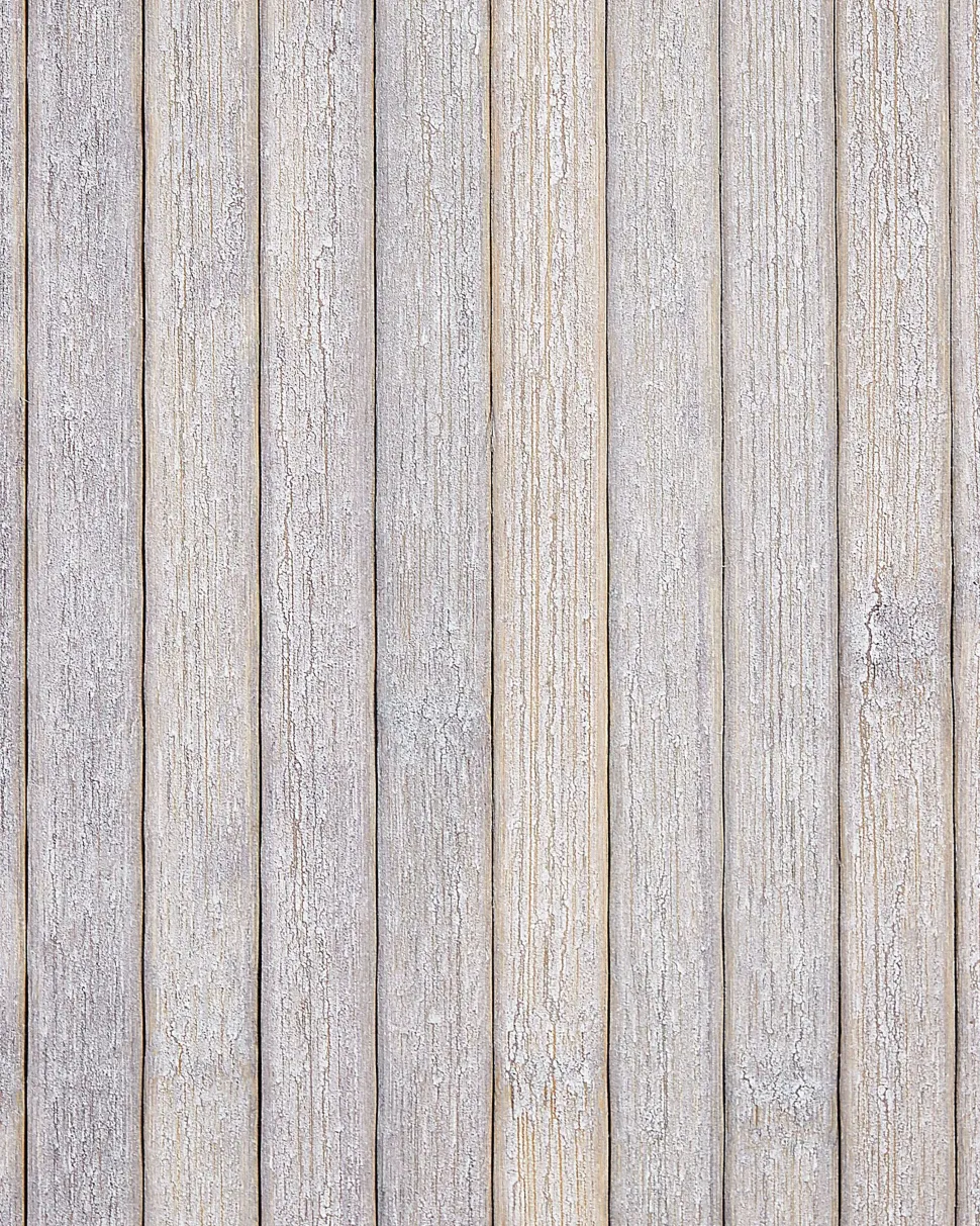 Cesto Em Madeira De Bambu Cinzenta Clara E Branca 60 Cm Matara