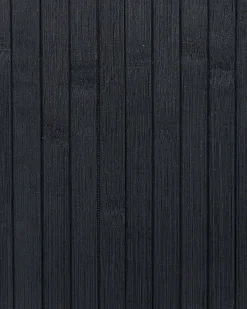 Cesto Em Madeira De Bambu Preta E Branca 60 Cm Matara