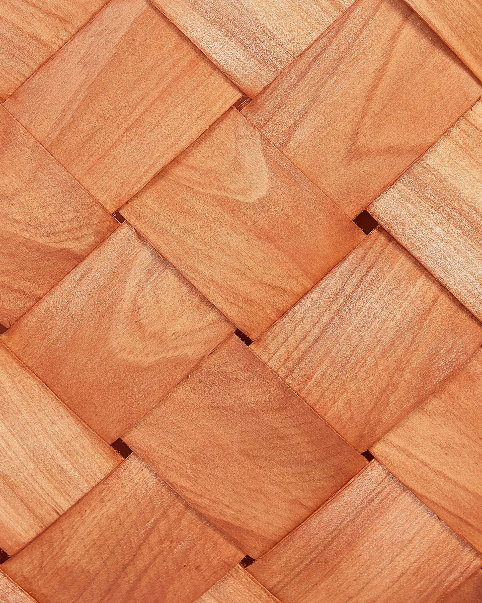 Cesto Em Madeira De Cor Natural Qara