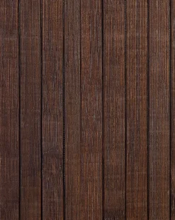 Cesto Em Madeira Escura De Bambu 60 Cm Sannar