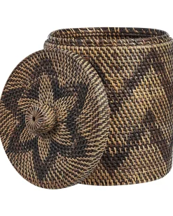 Cesto Em Rattan Natural 26 Cm Bohorok