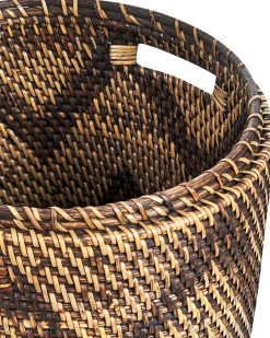 Cesto Em Rattan Natural 26 Cm Bohorok