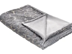 Cobertor Cinzento E Dourado 130 X 180 Cm Godavari