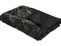 Cobertor Preto E Dourado 130 X 180 Cm Godavari