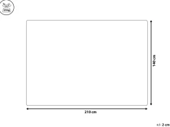 Colcha Com Relevo Creme 140 X 210 Cm Rudkhan