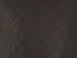 Colcha Com Relevo E Duas Almofadas Castanhas 220 X 240 Cm Rayen