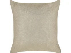 Colcha Com Relevo E Duas Almofadas Taupe 200 X 220 Cm Shush