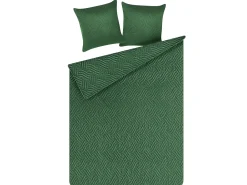 Colcha Com Relevo E Duas Almofadas Verdes 140 X 210 Cm Babak