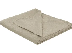 Colcha Com Relevo Taupe 200 X 220 Cm Shush