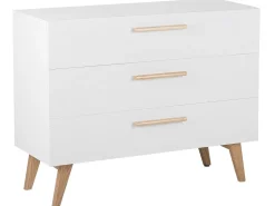 Comoda Com 3 Gavetas Branca Salem