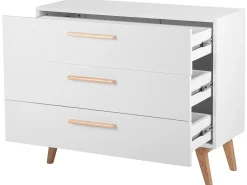 Comoda Com 3 Gavetas Branca Salem