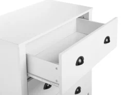 Comoda Com 3 Gavetas Branca Donovan