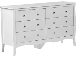 Comoda Com 6 Gavetas Branca Winchester
