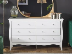 Comoda Com 6 Gavetas Branca Winchester
