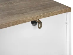 Comoda Com 4 Gavetas Branca Walpi