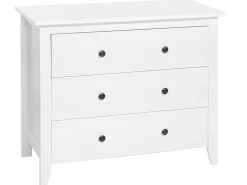 Comoda Com 3 Gavetas Branca Torrance