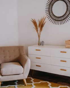 Comoda Com 6 Gavetas Branca Newark Ii