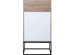 Comoda Com 4 Gavetas Cor De Madeira Clara Acra