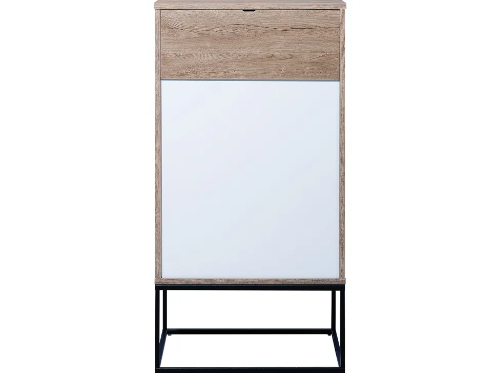 Comoda Com 4 Gavetas Cor De Madeira Clara Acra