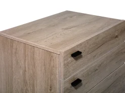 Comoda Com 4 Gavetas Cor De Madeira Clara Acra