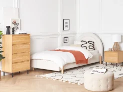 Comoda Com 4 Gavetas Cor De Madeira Clara Nikea