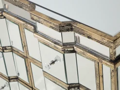 Comoda Com 6 Gavetas Em Efeito Espelhado Mozela