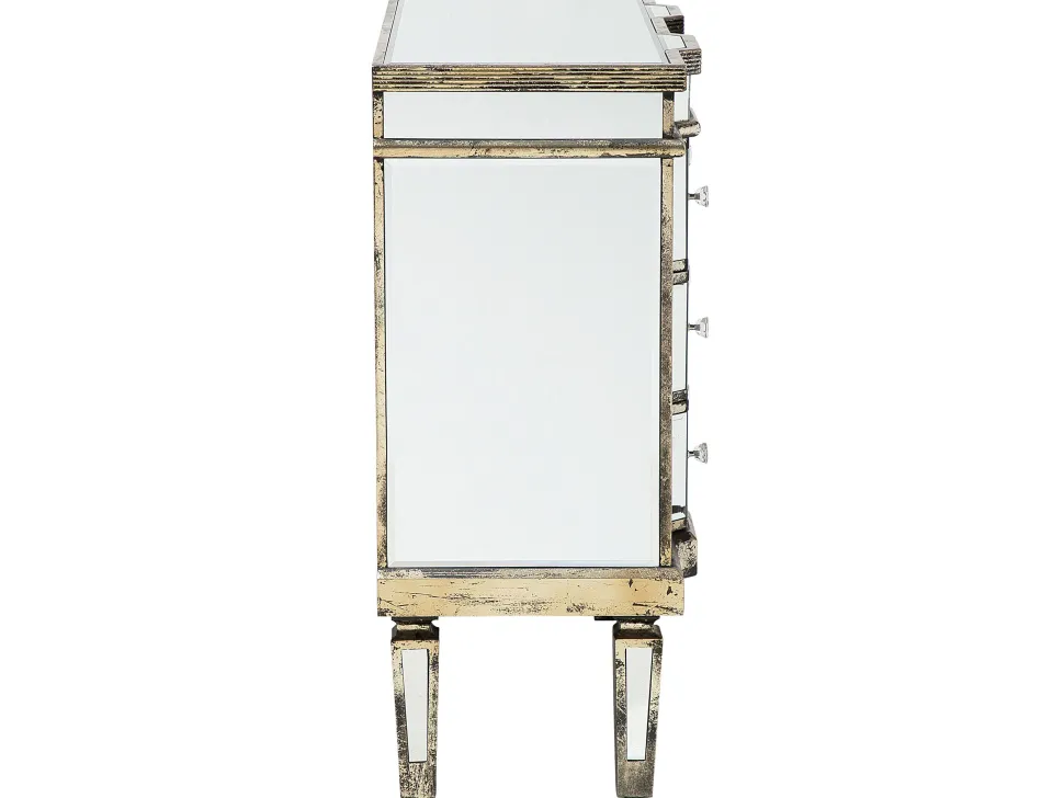 Comoda Com 6 Gavetas Em Efeito Espelhado Mozela