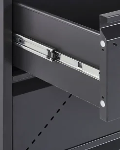 Comoda Com 4 Gavetas Em Metal Preto Matana