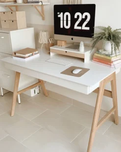 Comoda Com 3 Gavetas Em Metal Branco Wostok