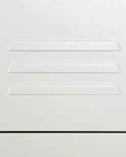 Comoda Com 3 Gavetas Em Metal Branco Wostok