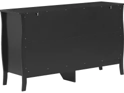 Comoda Com 6 Gavetas Preta Winchester