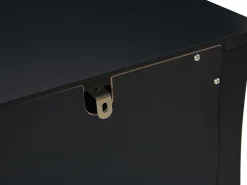 Comoda Com 6 Gavetas Preta Winchester