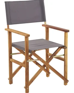 Conjunto 2 Cadeiras Madeira Clara E 2 Lonas Cinzentas E Padrao Tucano Cine